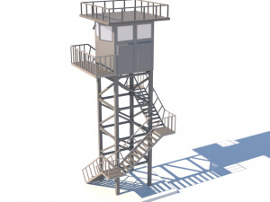 army post Modelo 3D