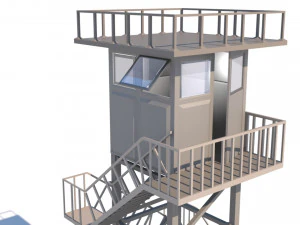 Armeeposten 3D Modell