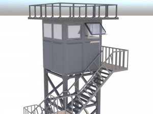 army post Modelo 3D