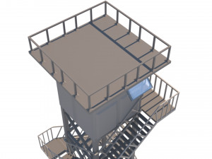 army post Modelo 3D