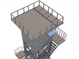 Armeeposten 3D Modell