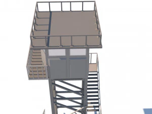 Armeeposten 3D Modell