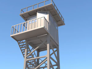 Armeeposten 3D Modell