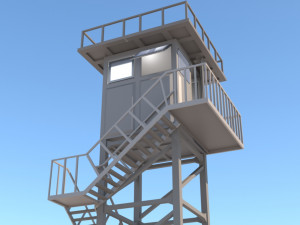 army post Modelo 3D