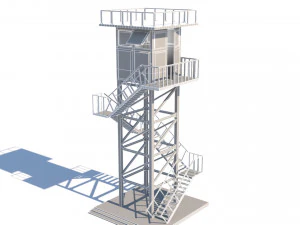 Armeeposten 3D Modell