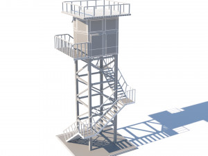 army post Modelo 3D