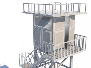 Armeeposten 3D Modell