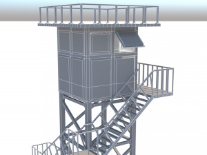 army post Modelo 3D