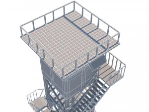 Armeeposten 3D Modell