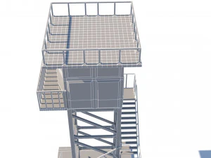 Armeeposten 3D Modell