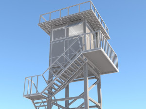 army post Modelo 3D