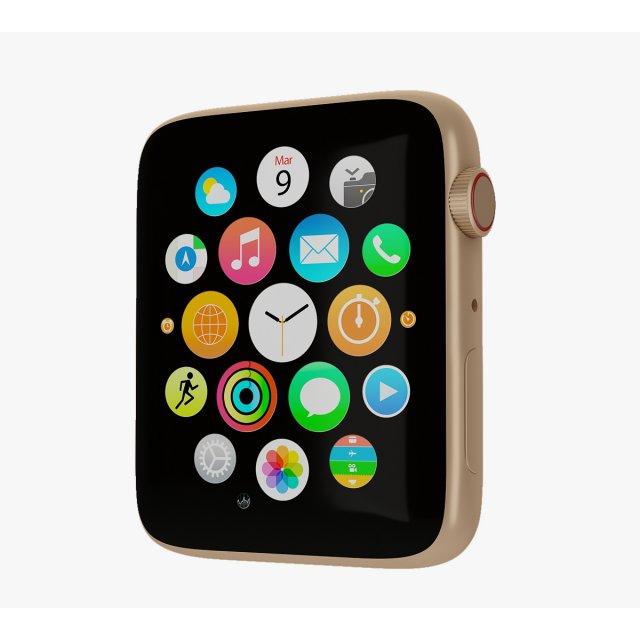 apple watch Modelo 3D .c4d .max .obj .3ds .fbx .stl .blend 