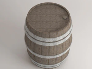 barril Modelo 3D