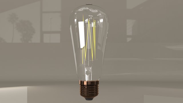 led bulb Modelo 3D .c4d .max .obj .3ds .fbx .stl .blend 