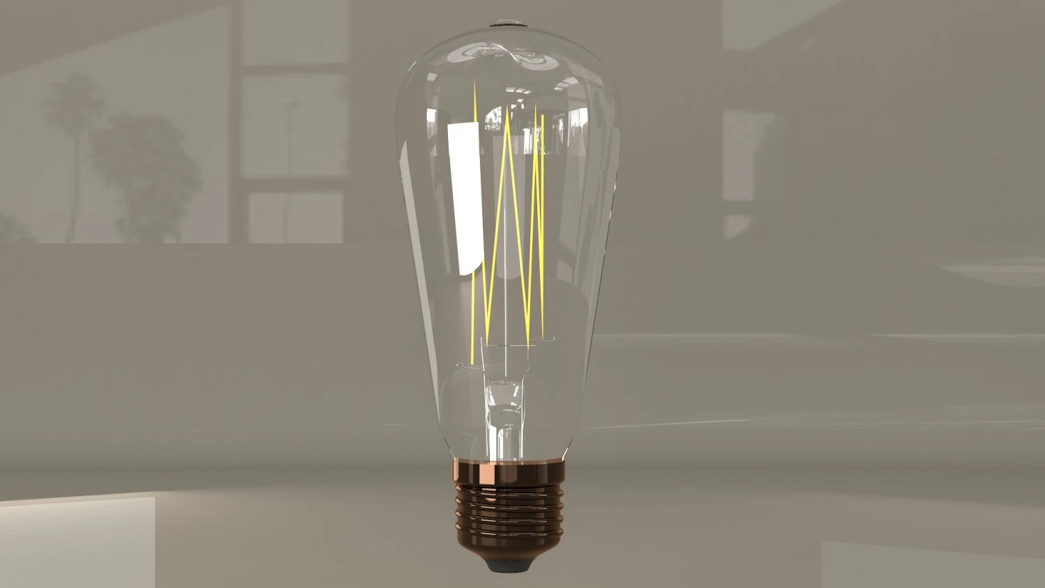 led bulb 3D Model .c4d .max .obj .3ds .fbx .stl .blend 