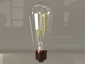 lampadina a led Modello 3D