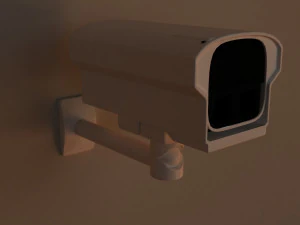 telecamera a circuito chiuso Modello 3D