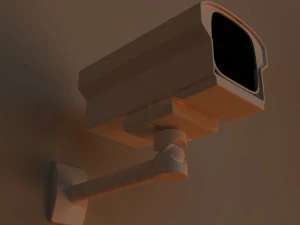 kamera telewizji przemysłowej Model 3D