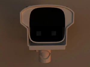 kamera telewizji przemysłowej Model 3D