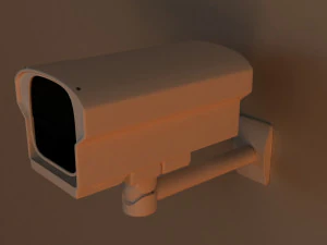 kamera telewizji przemysłowej Model 3D