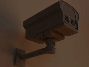 kamera telewizji przemysłowej Model 3D