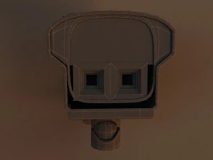 kamera telewizji przemysłowej Model 3D