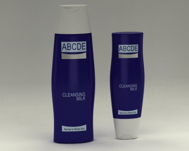cleansing lotion 3D Модель .c4d .max .obj .3ds .fbx .stl .blend 