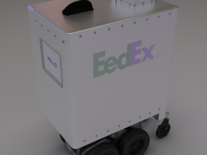 delivery robot 3D मॉडल