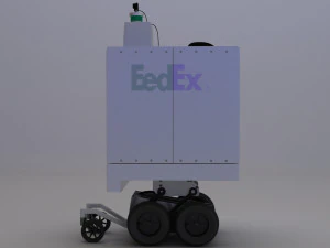 robot di consegna Modello 3D