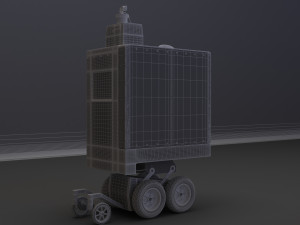 delivery robot 3D मॉडल