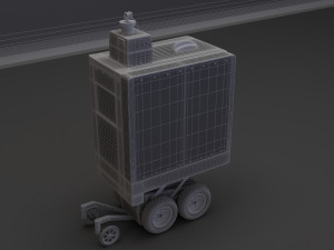 delivery robot 3D मॉडल