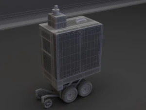 robot di consegna Modello 3D