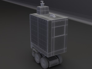 delivery robot 3D मॉडल