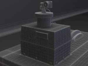 robot di consegna Modello 3D