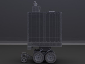 delivery robot 3D मॉडल