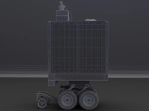 robot di consegna Modello 3D