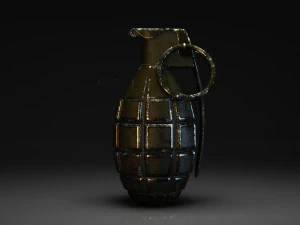 bomba a mano Modello 3D