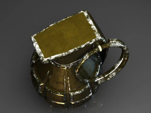 grenade &agrave; main Modèle 3D