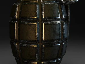 grenade &agrave; main Modèle 3D