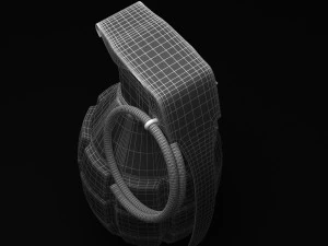 grenade &agrave; main Modèle 3D