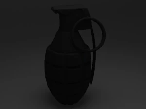 grenade &agrave; main Modèle 3D