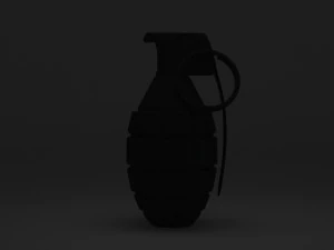 grenade &agrave; main Modèle 3D