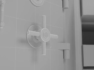 безпечна шафка 3D Модель