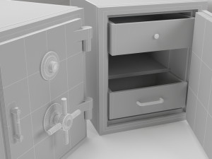 safe locker 3D Модель