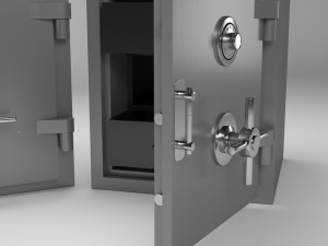 safe locker 3D Модель