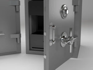 безпечна шафка 3D Модель