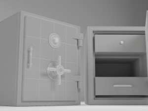 safe locker 3D Модель