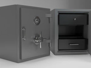 безпечна шафка 3D Модель