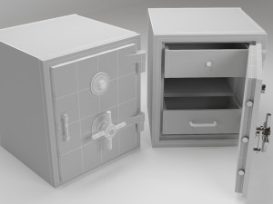safe locker 3D Модель