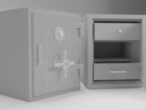 safe locker 3D Модель